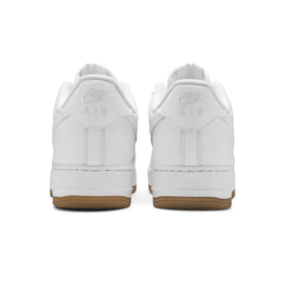 Air Force 1 07 White Gum Light Brown top view