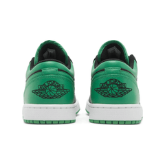 Air Jordan 1 Low Black Lucky Green Heel Branding UAE