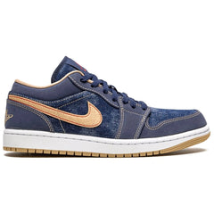 Air Jordan 1 Low SE Denim Shoes – Casual Lifestyle Sneakers for Men - Cloud Tread