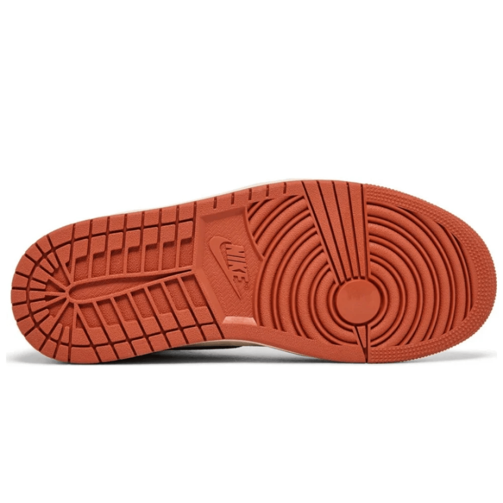 Air Jordan 1 Retro High OG Dusted Clay texture macro