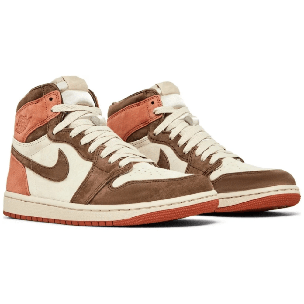 Air Jordan 1 Retro High OG Dusted Clay close-up detail