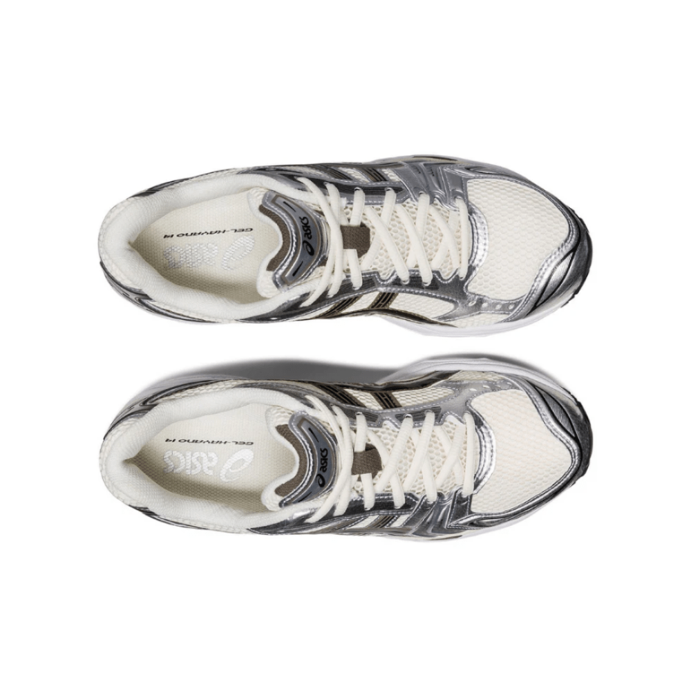 Asics Gel Kayano 14 'Silver Cream' - Cloud Treadasics gel - kayano silver creamasics running shoes uae