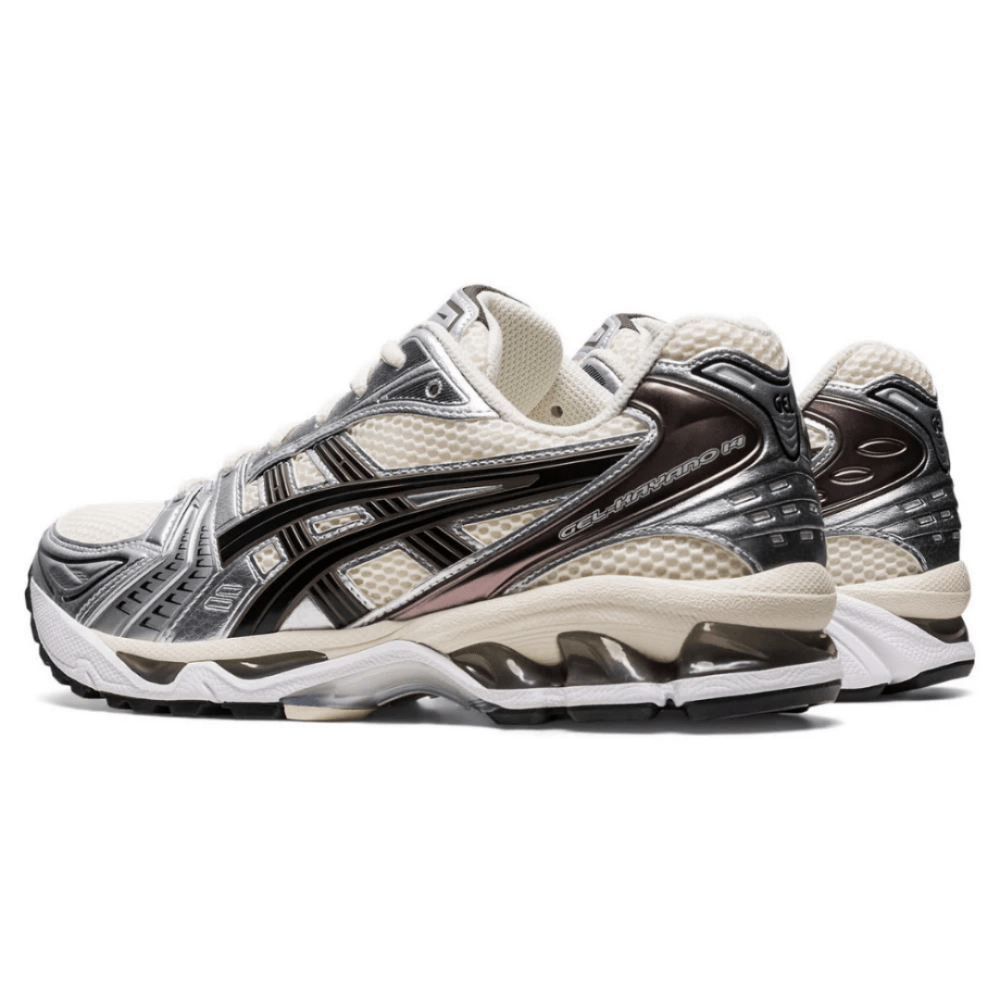 Asics Gel Kayano 14 'Silver Cream' - Cloud Treadasics gel - kayano silver creamasics running shoes uae