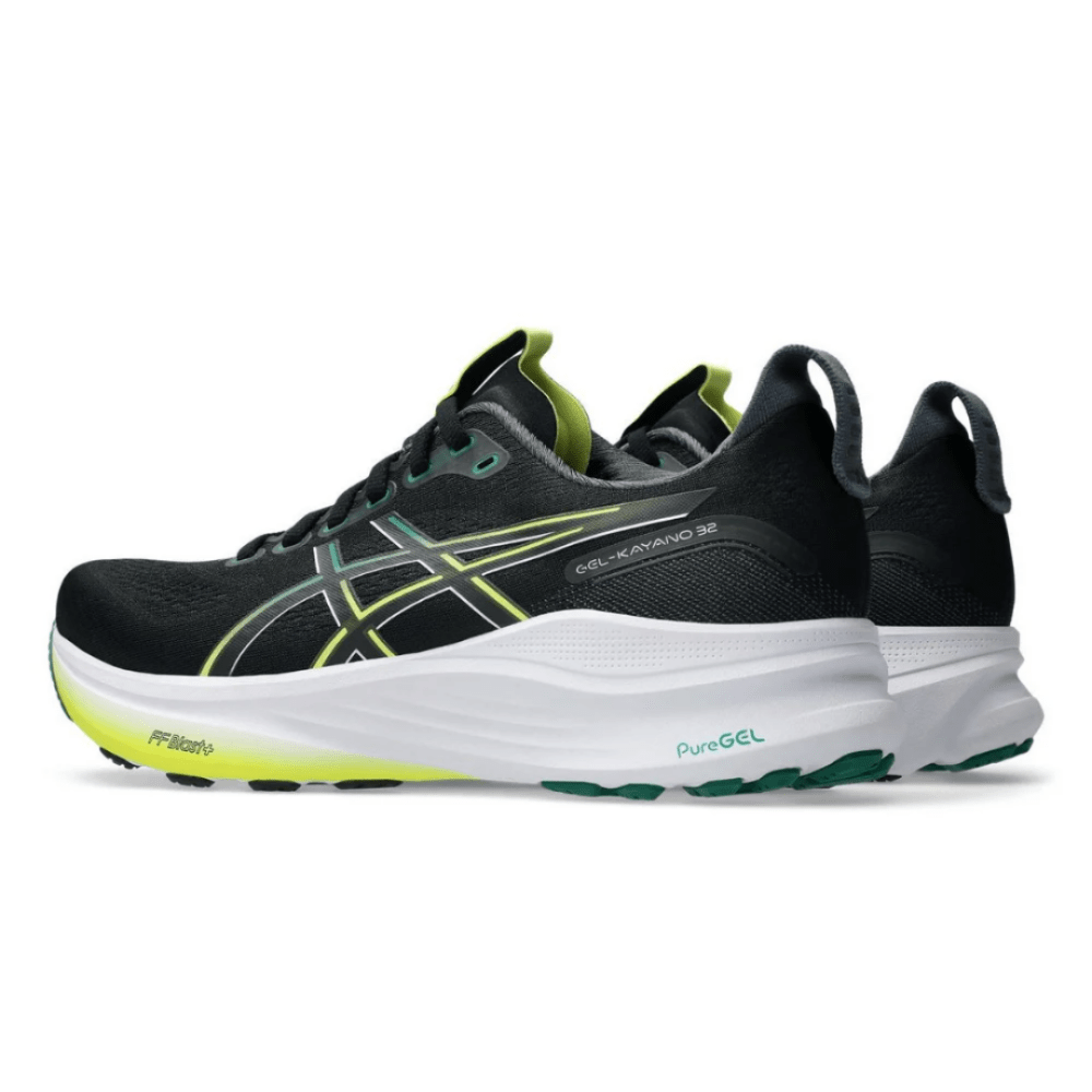 Asics Gel - Kayano™ 32 'Black / Jasper Green' - Cloud Treadasics gel kayano 32 2025 uaeasics gel kayano 32 luxe black dubai