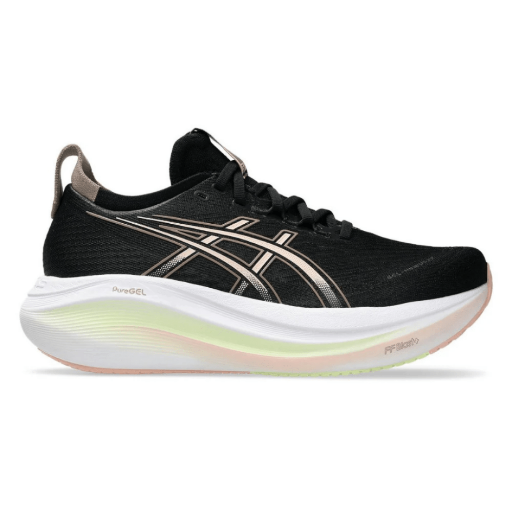Asics Gel Nimbus 27 'Black/Breeze' - Cloud Treadasics gel nimbus black breezeasics running shoes uae