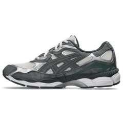 ASICS GEL-NYC Cream Steel Grey on feet Dubai