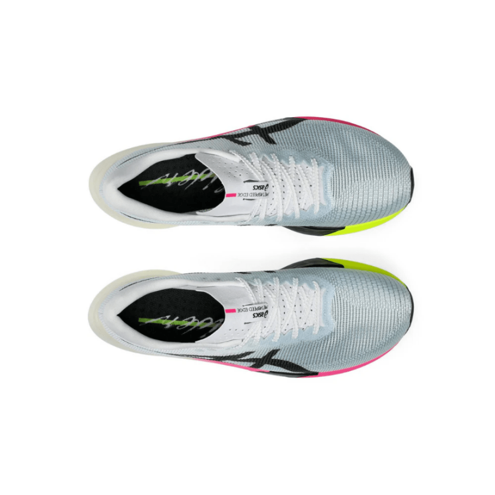 Asics Mestaspeed Ededge Paris "Light Blue /Black" - Cloud Treadasics carbon plate running shoes dubaiasics elite racing shoes uae