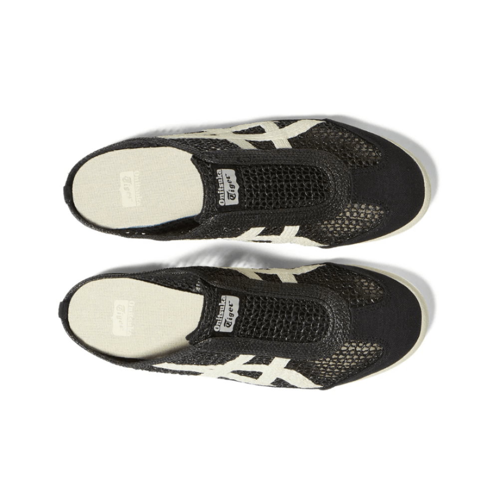 Asics Mexico 66 Sabot 'Black / Cream' - Cloud Treadasics black cream sneakers dubaiasics lifestyle shoes uae