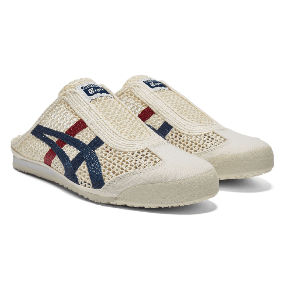 Asics Mexico 66 Sabot 'Cream / Mako Blue' - Cloud Treadasics casual shoes dubaiasics mexico 66 cream