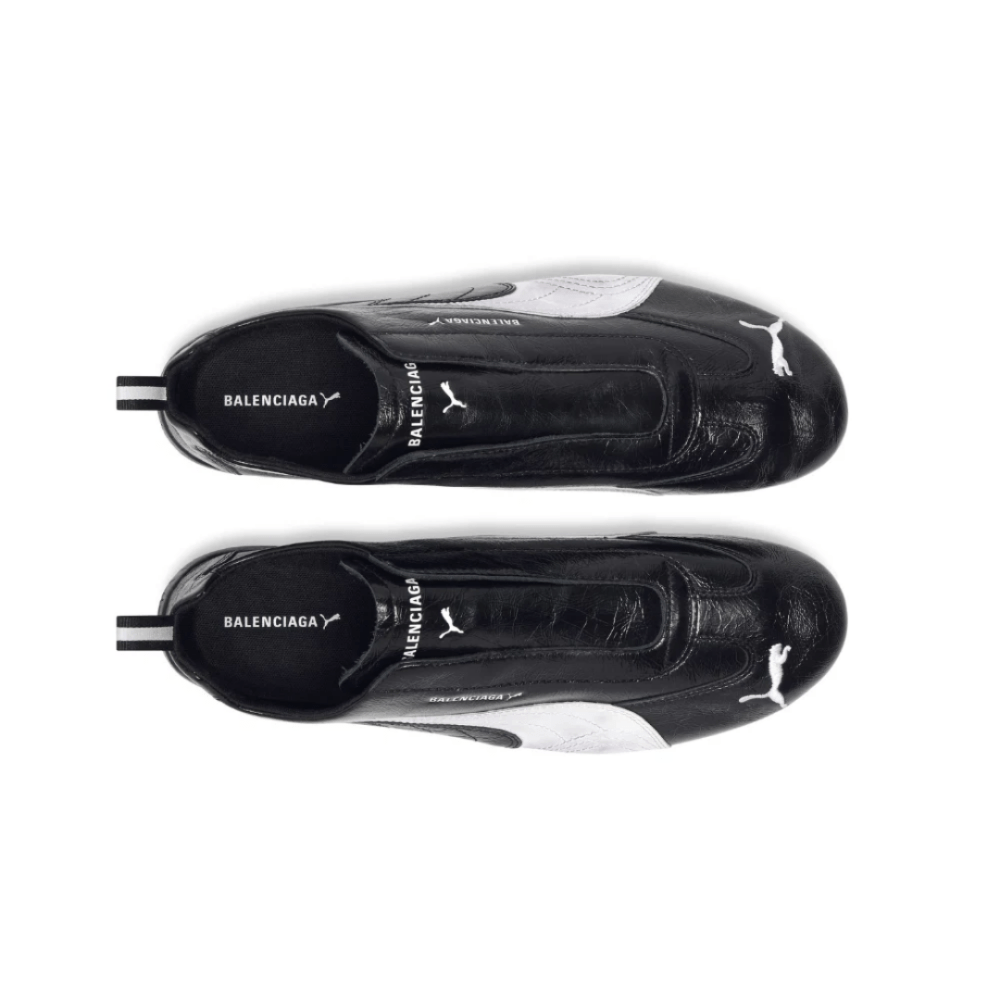 Balenciaga x Puma Speedcat Leather 'Black/ White' - Cloud Treadbalenciaga puma black white dubaibalenciaga puma limited edition