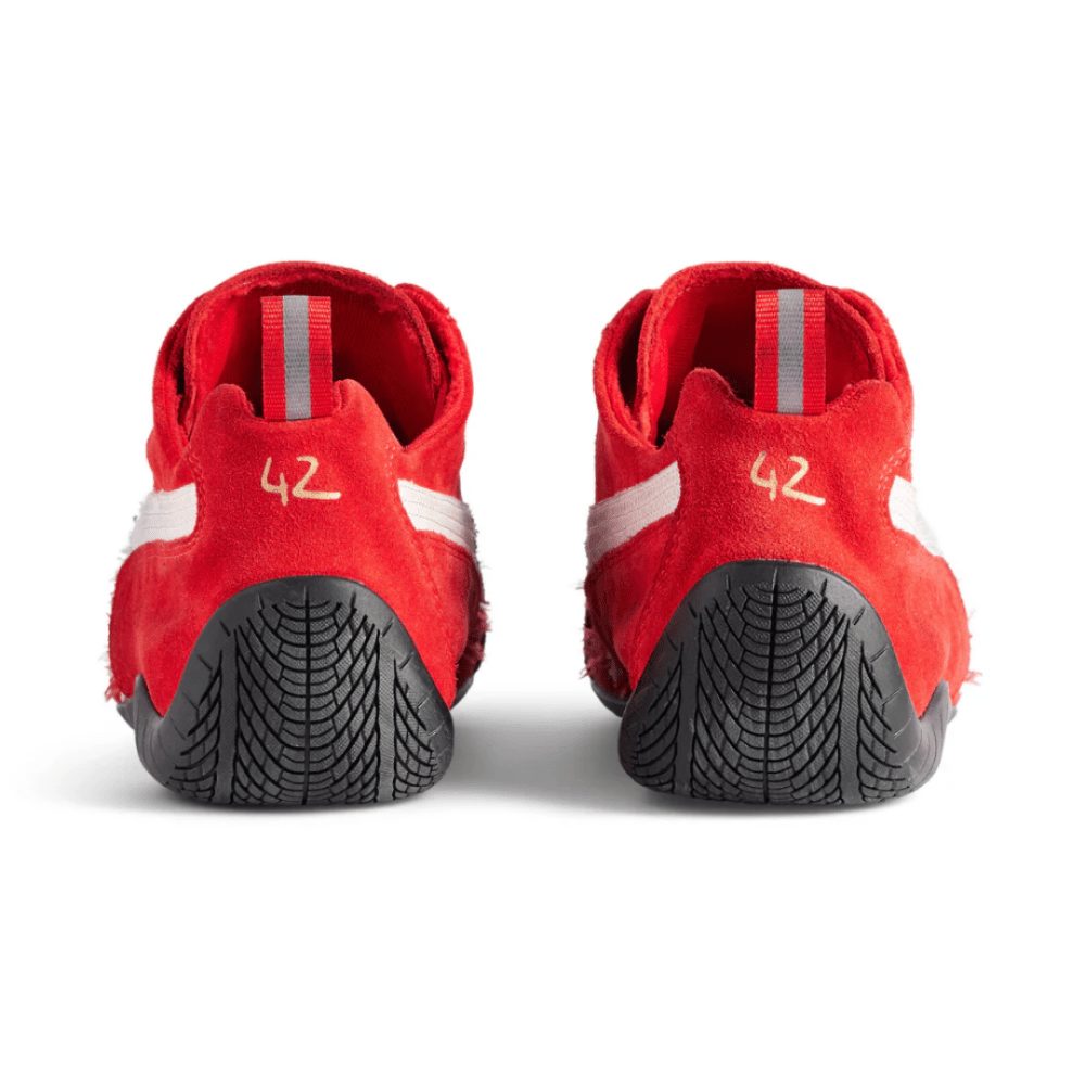 Balenciaga x Puma Speedcat Suede 'Red White' - Cloud Treadbalenciaga puma speedcat red whitebalenciaga sneakers dubai