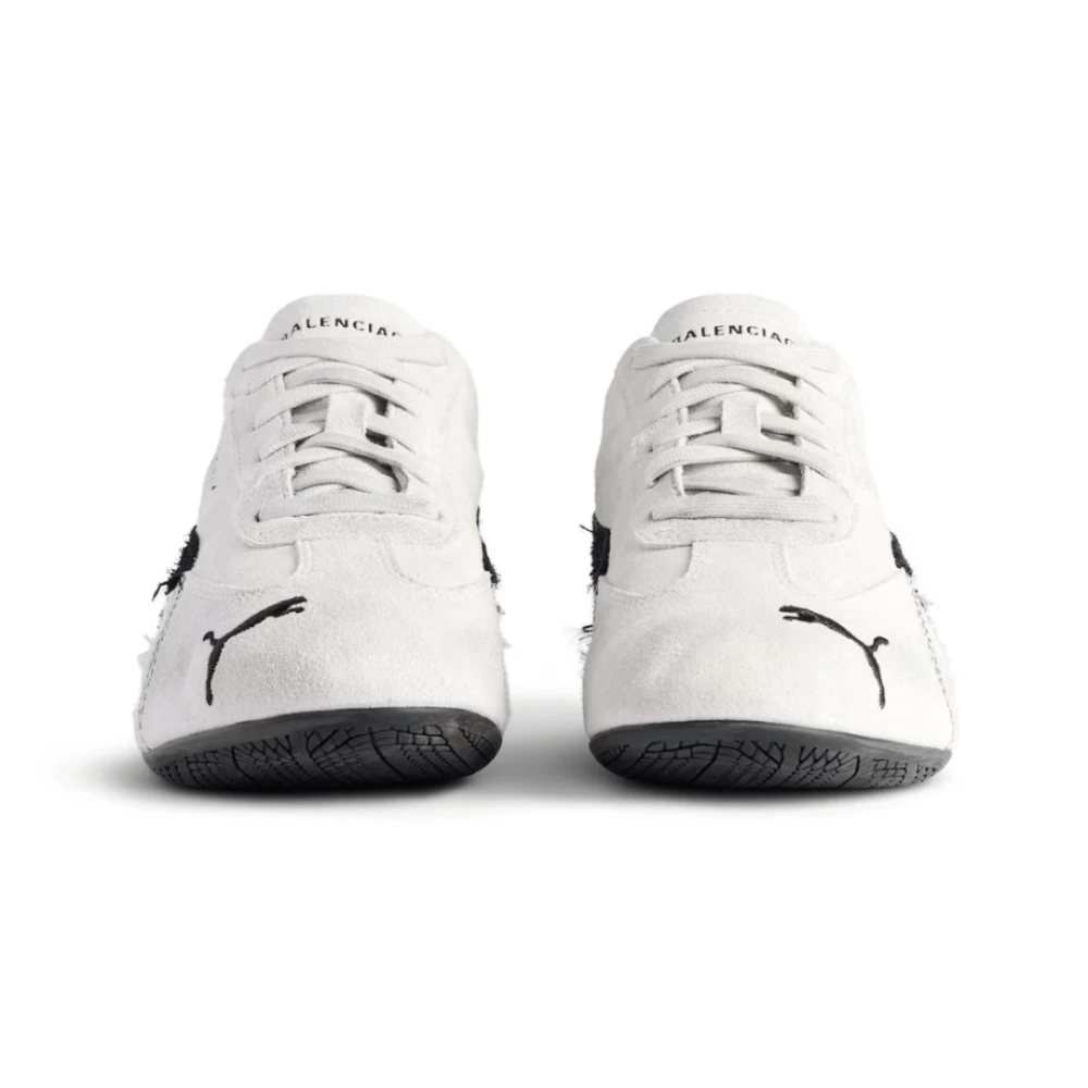 Balenciaga x Puma Speedcat Suede 'White Black' - Cloud Treadbalenciaga puma collaborationbalenciaga puma speedcat white black