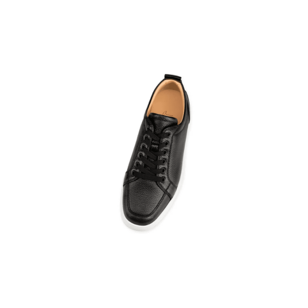 Christian Louboutin Rantulow Grained Calf Leather Black heel view