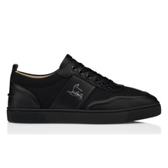 Christian Louboutin Retero Grained Calf Leather Black side profile