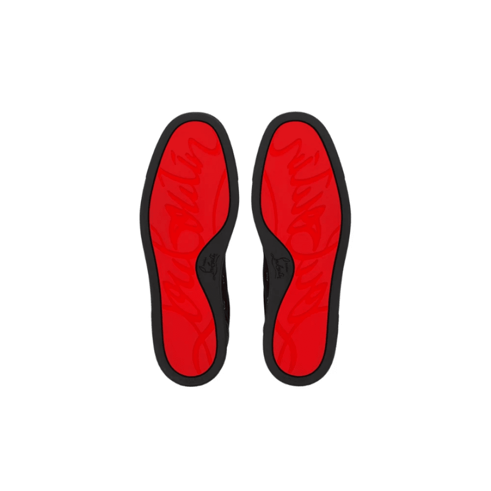 Christian Louboutin Retero Grained Calf Leather Black outsole