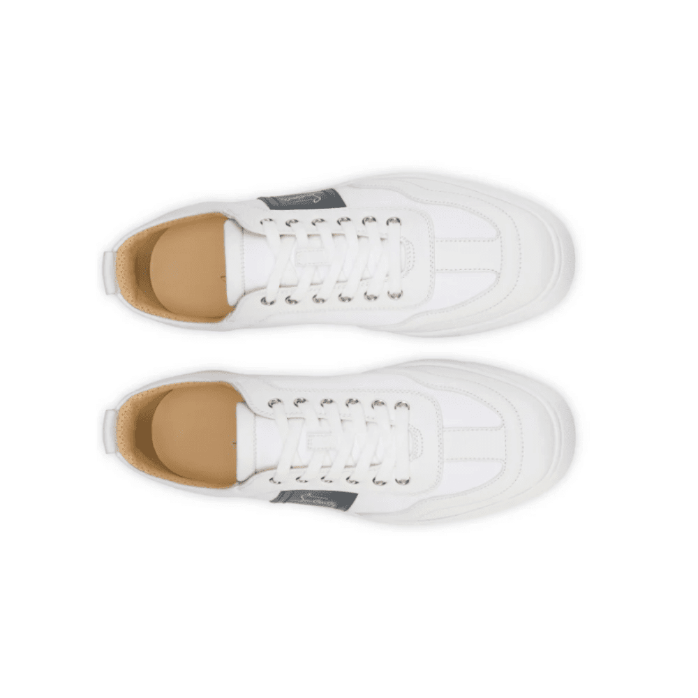 Christian Louboutin Retero Grained Calf Leather Marine upper detail