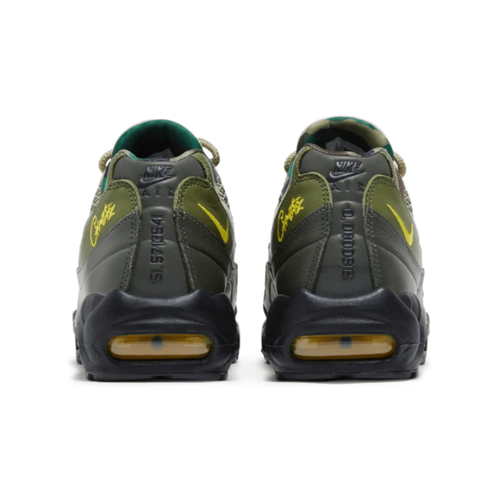 Corteiz x Nike Air Max 95 SP Rules the World Sequoia on feet Dubai