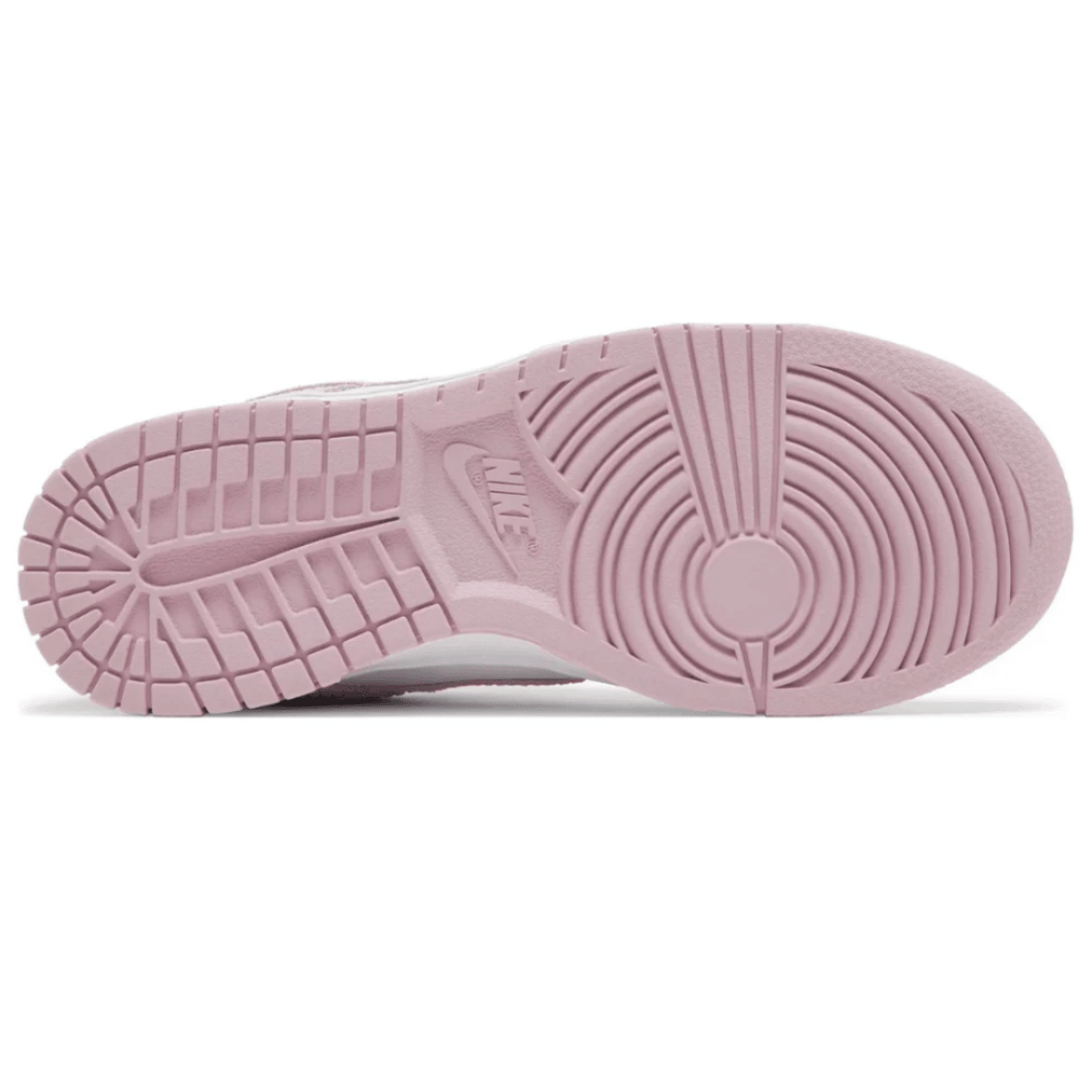 Nike Dunk Low Pink Corduroy heel logo Dubai