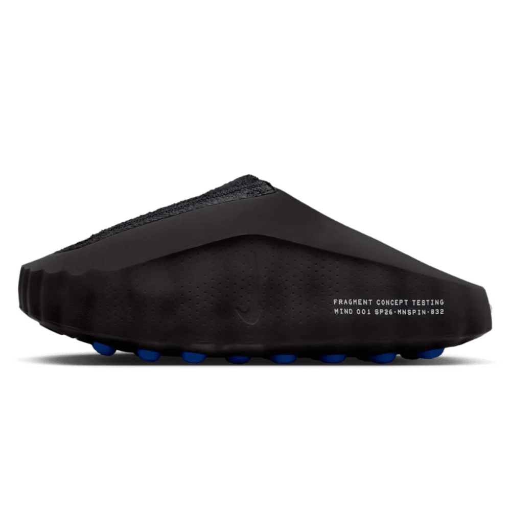 Fragment Design x Nike Mind 001 Black on feet UAE