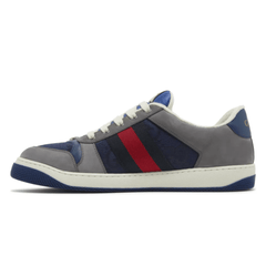 Gucci Gg Screener 'Grey Navy' - Cloud Treadbuy gucci gg screener dubaigucci 2025 sneakers dubai