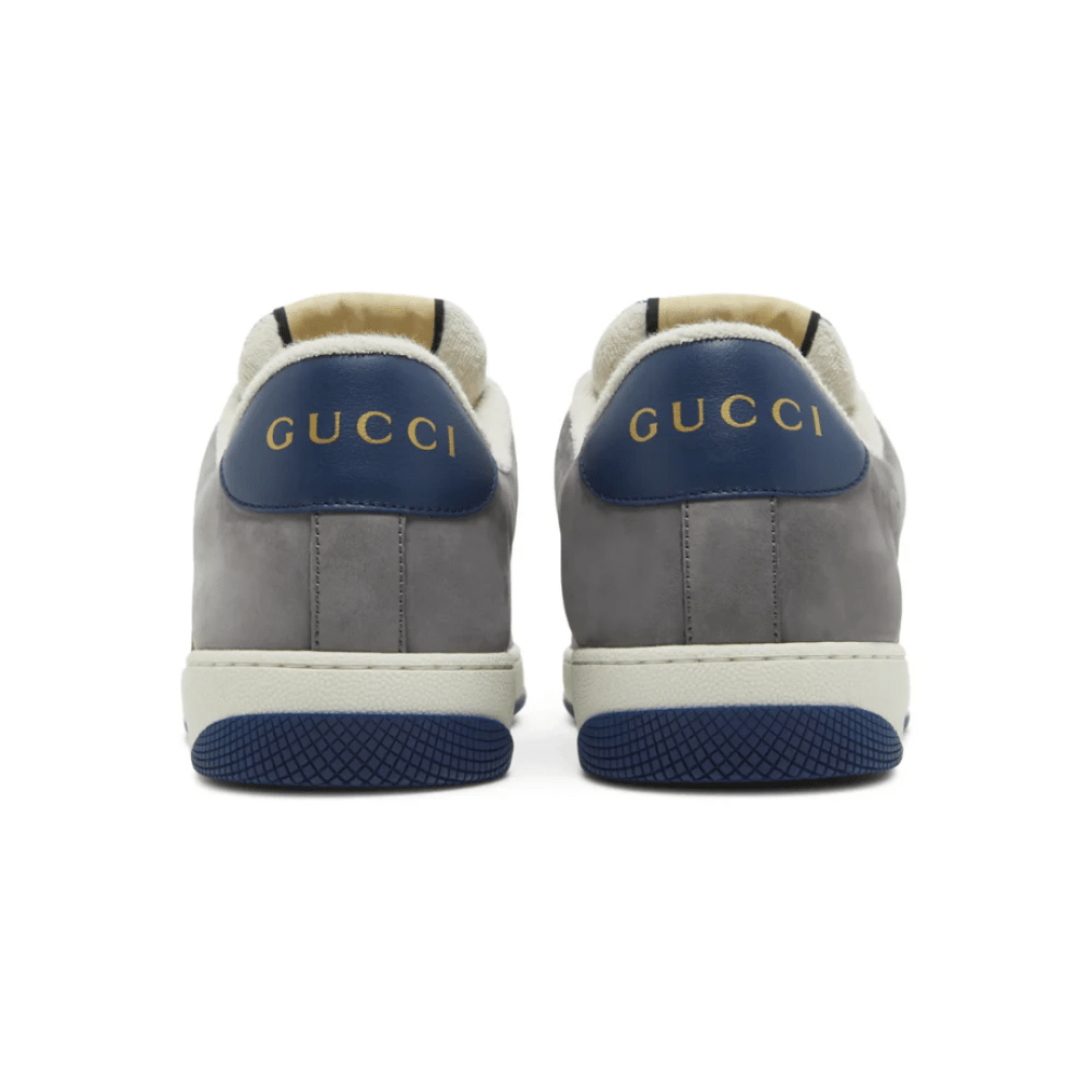 Gucci Gg Screener 'Grey Navy' - Cloud Treadbuy gucci gg screener dubaigucci 2025 sneakers dubai