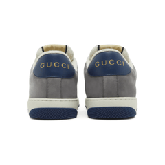 Gucci Gg Screener 'Grey Navy' - Cloud Treadbuy gucci gg screener dubaigucci 2025 sneakers dubai