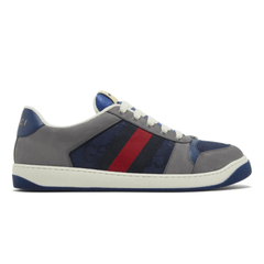 Gucci Gg Screener 'Grey Navy' - Cloud Treadbuy gucci gg screener dubaigucci 2025 sneakers dubai