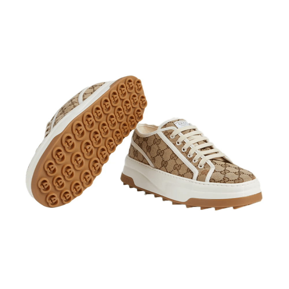 Gucci Men's Black Beige gg Trainers - Cloud Treadbuy gucci trainers dubaigucci black beige sneakers dubai