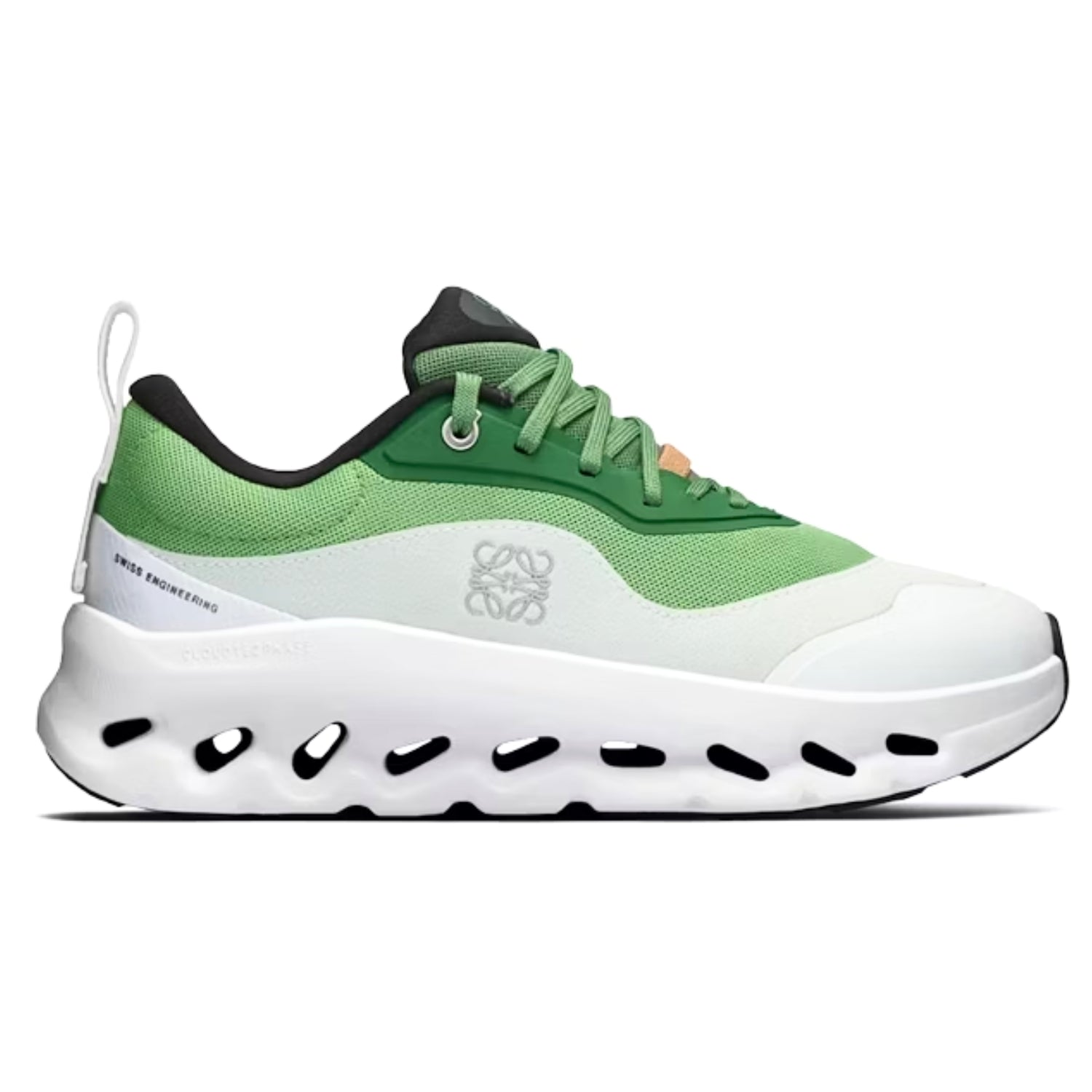 Loewe x On Cloudtilt 2 – High - Performance Sneakers – Green/White - Cloud Tread
