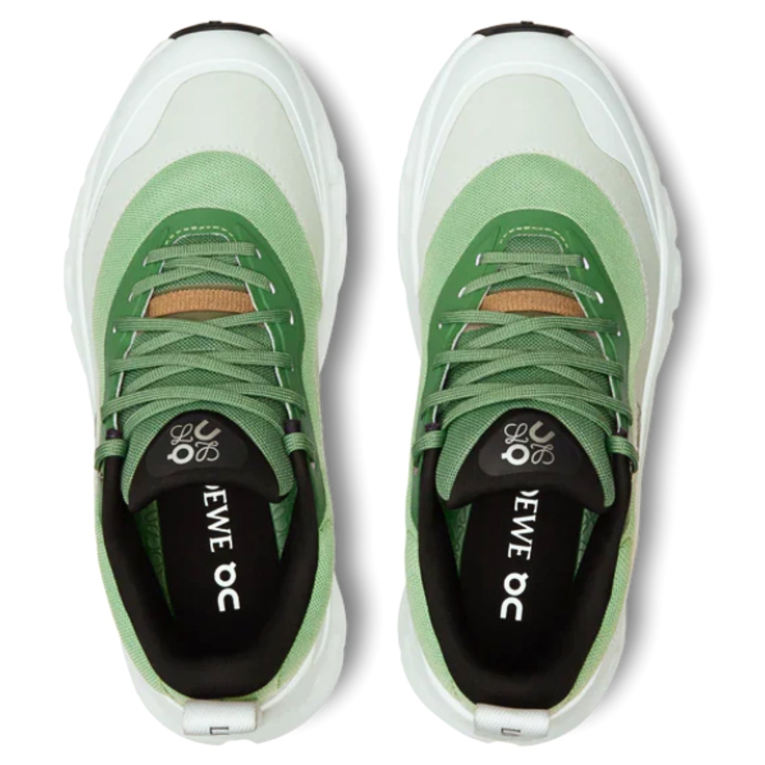 Loewe x On Cloudtilt 2 – High - Performance Sneakers – Green/White - Cloud Tread