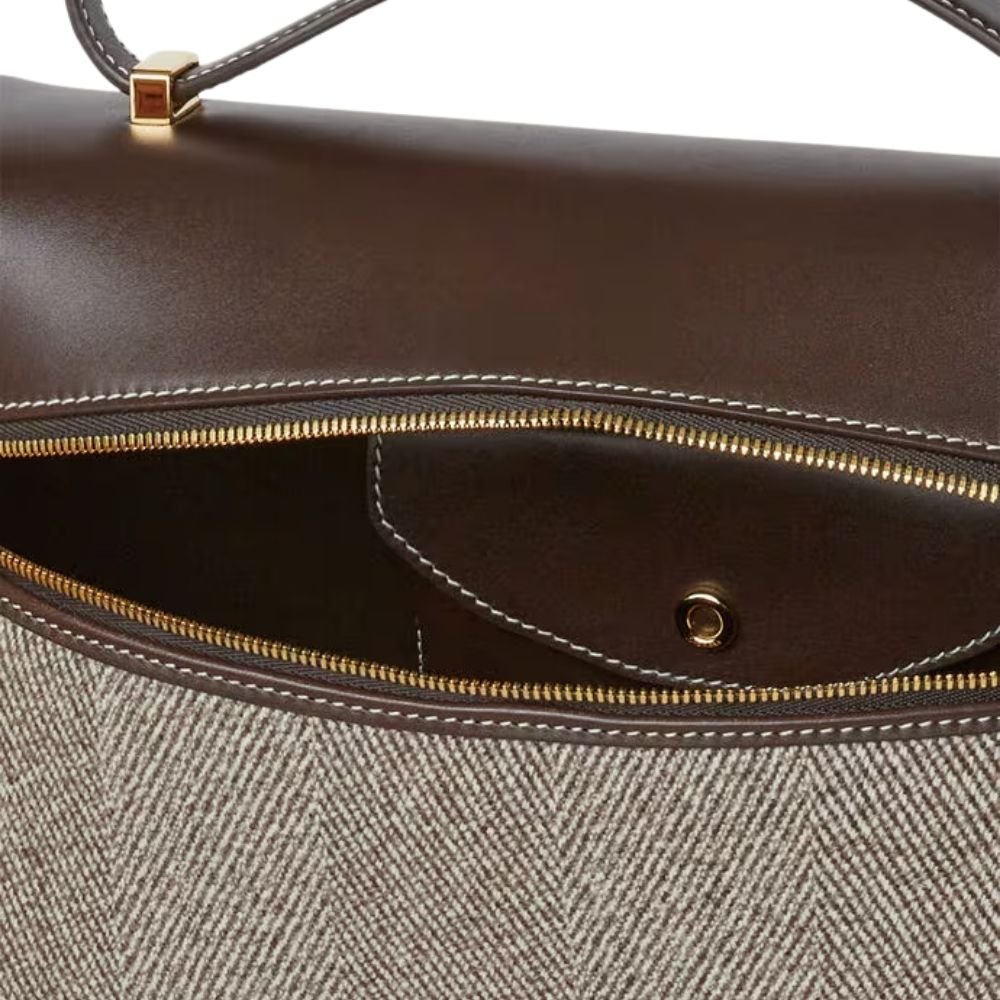 Loro Piana L27 “The Extra Bag” in Pecora Nera Leather - Cloud TreadWomen's BagCrossbody BagDesigner Bags