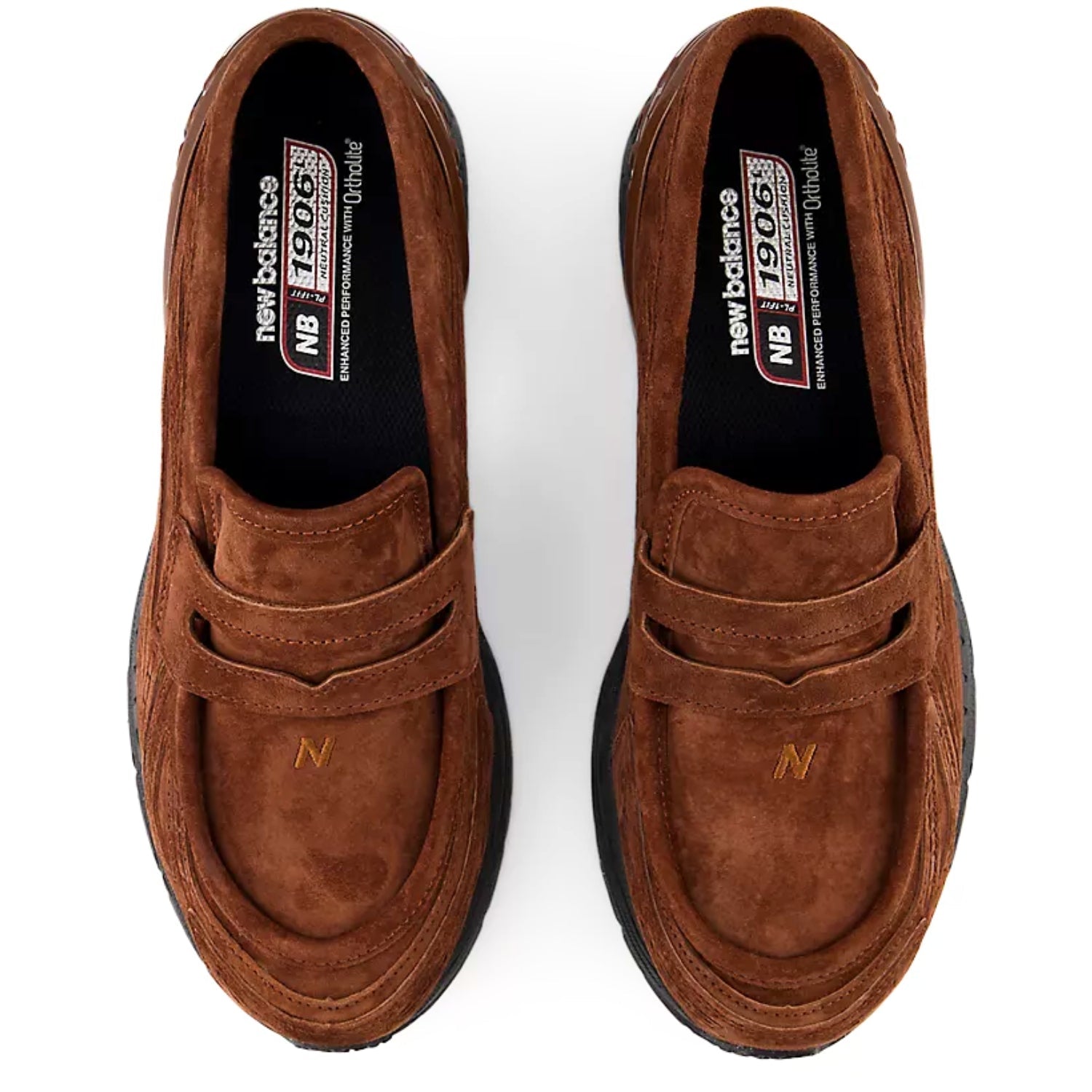 New Balance 1906L Suede Loafers – Hybrid Penny Loafer with Mesh Upper & ABZORB Sole - Cloud Tread