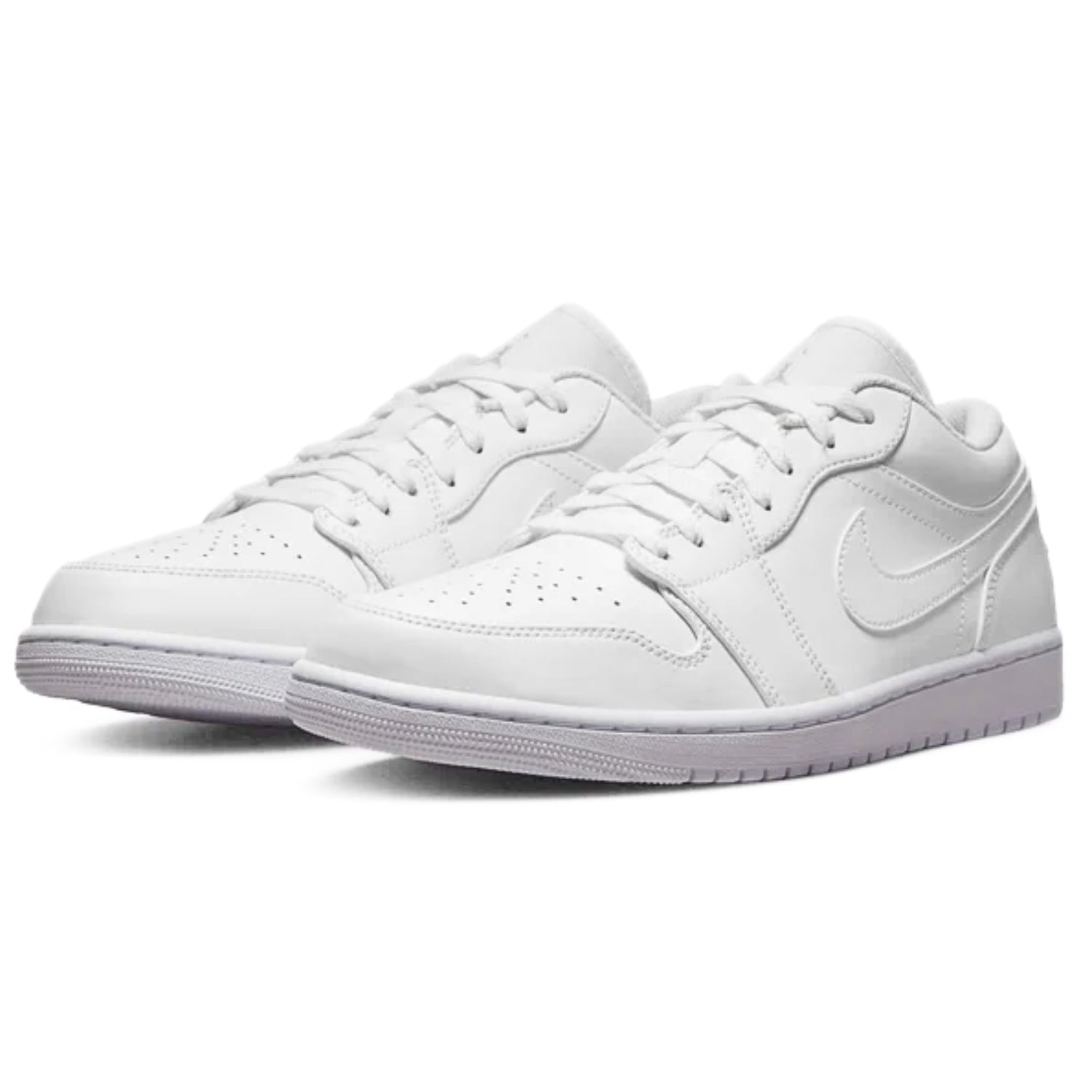 Nike Air Jordan 1 Low Retro ‘Triple White’ – Clean Monochrome Look - Cloud Tread