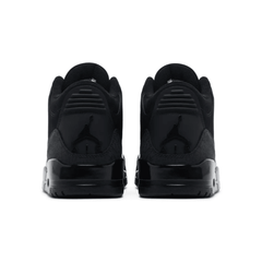 Nike Air Jordan 3 Retro ‘Black Cat’ 2025 heel view