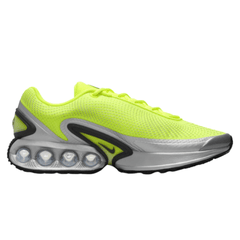 Side view of Nike Air Max DN ‘Volt’ sneaker with neon detailing