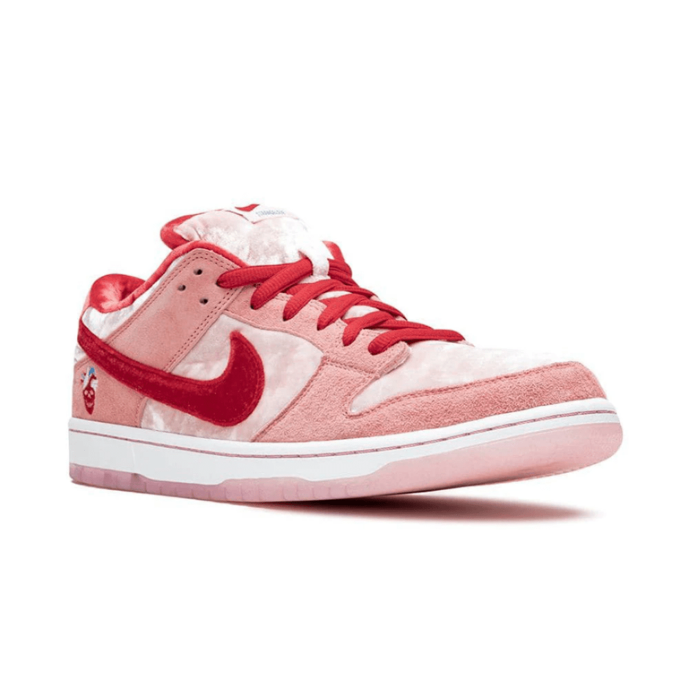 Front view of Nike Dunk Low Pro sneakers with perforated toe box