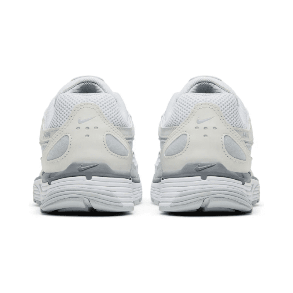 Nike P-6000 Metallic Summit White heel view