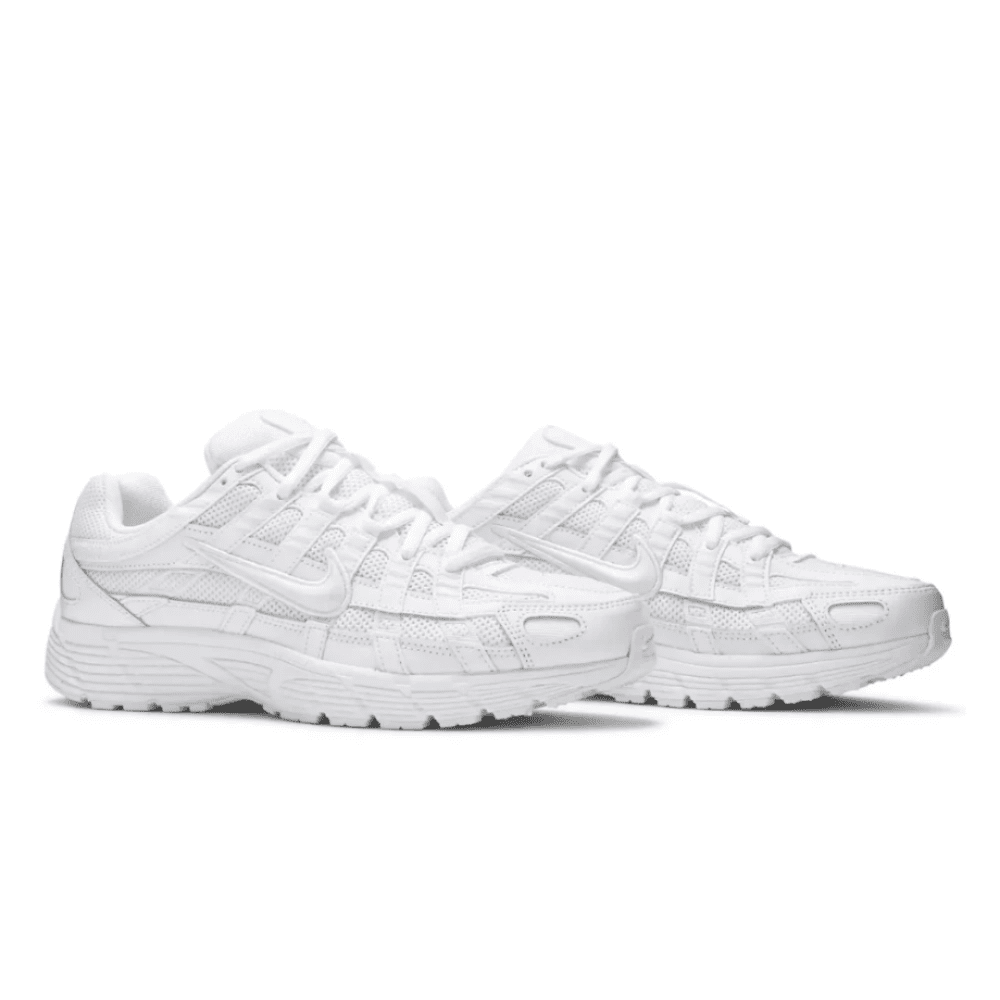 Nike P-6000 Triple White upper detail