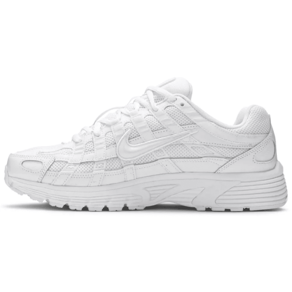 Nike P-6000 Triple White on feet Dubai