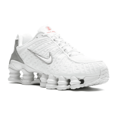 Outsole view of Nike Shox TL "White" sneaker