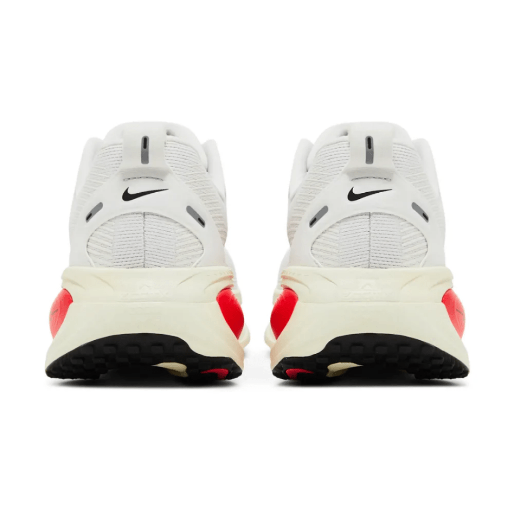 Nike Vomero 18 Platinum Tint Siren Red Heel Branding Dubai