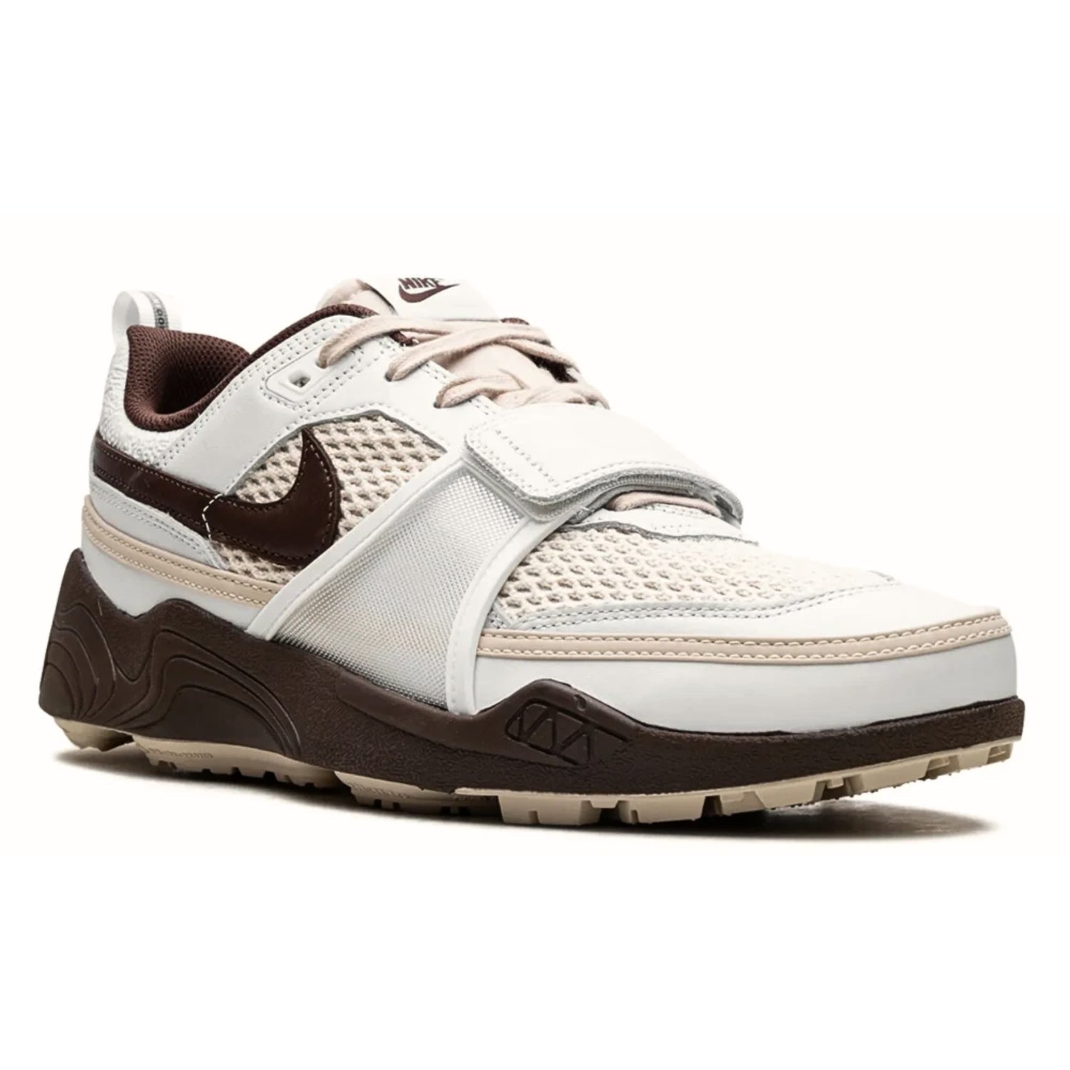 Nike x Travis Scott Zoom Field Jaxx – Leather & Mesh Sneakers - Cloud Tread