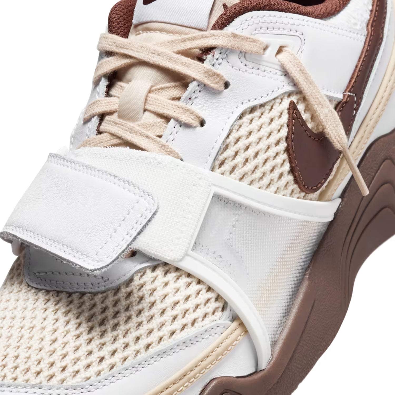 Nike x Travis Scott Zoom Field Jaxx – Leather & Mesh Sneakers - Cloud Tread
