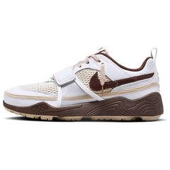 Nike x Travis Scott Zoom Field Jaxx – Leather & Mesh Sneakers - Cloud Tread