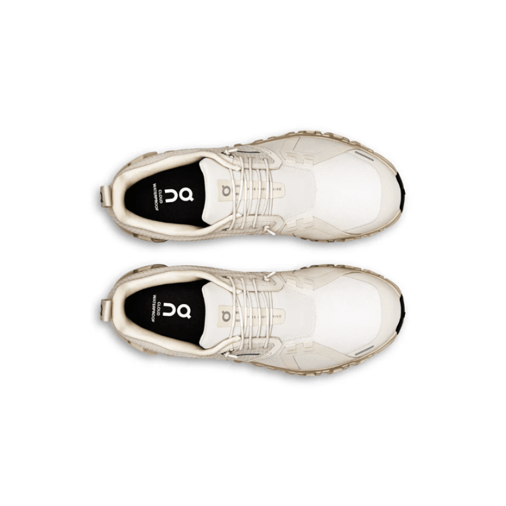 On Cloud 6 Waterproof 'Pearl | Cream' heel view