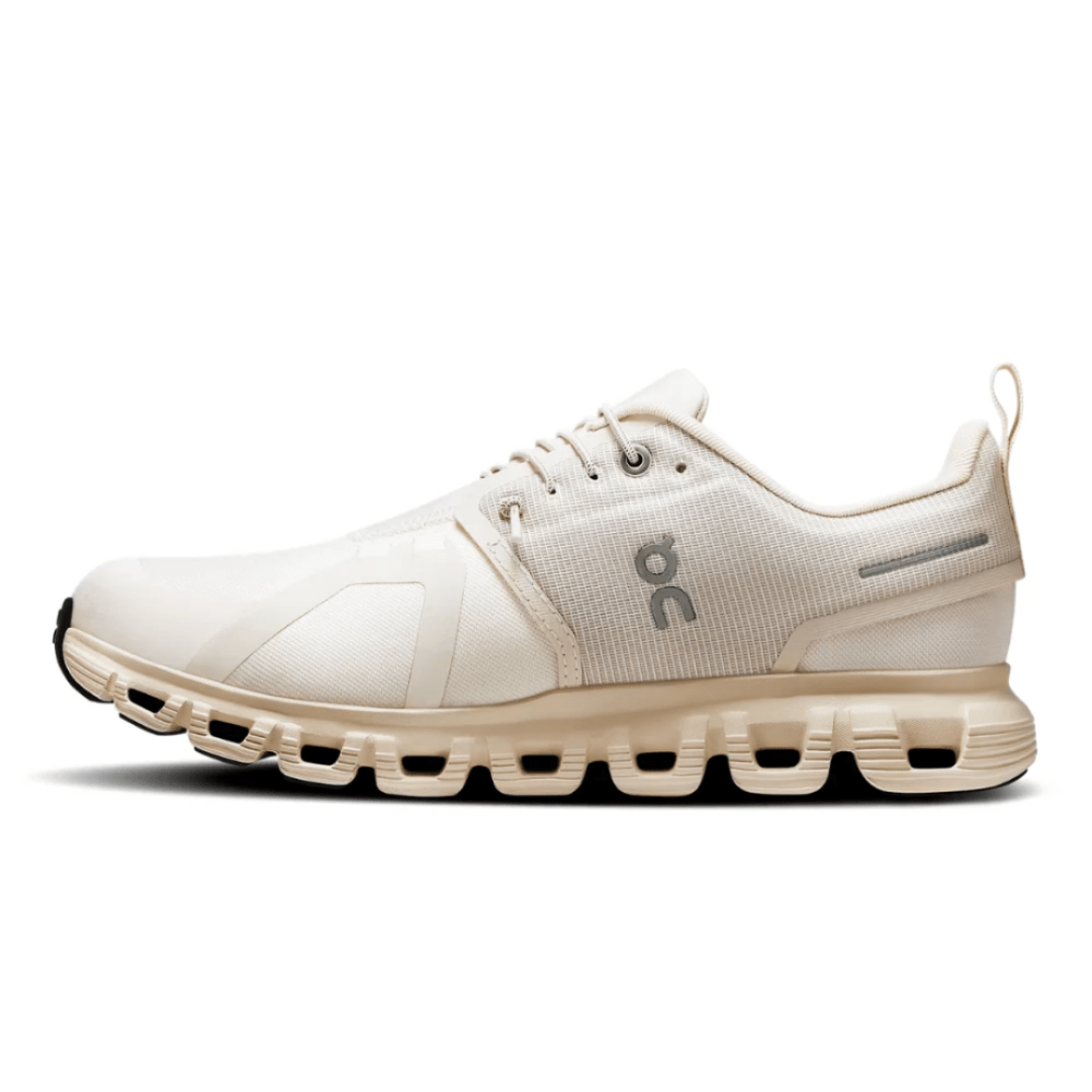 On Cloud 6 Waterproof 'Pearl | Cream' on feet Dubai