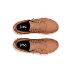 On Cloud 6 Waterproof 'Sandstone | Blonde' heel view
