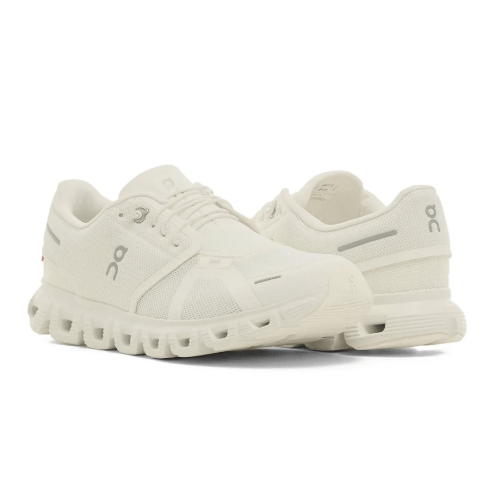 On Cloud 6 'White | White' - Cloud TreadLadies shoesBreathable Sports Shoes DubaiBuy On Cloud 6 White White