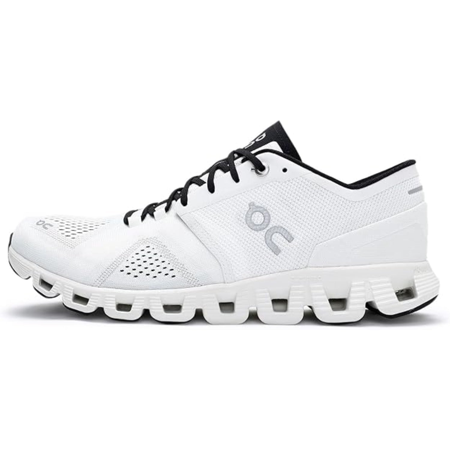 ON Cloud X White Running Sneakers – Dual Density Insole & CloudTec Sole - Cloud Tread
