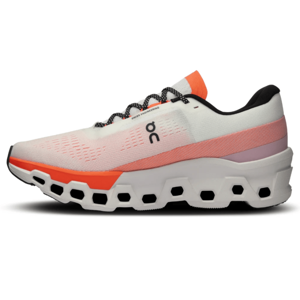 ON Cloudmonster 2 'white orange' - Cloud TreadRunning SneakersBuy On Cloudmonster 2 White OrangeCloudTec Phase Cushioning Dubai